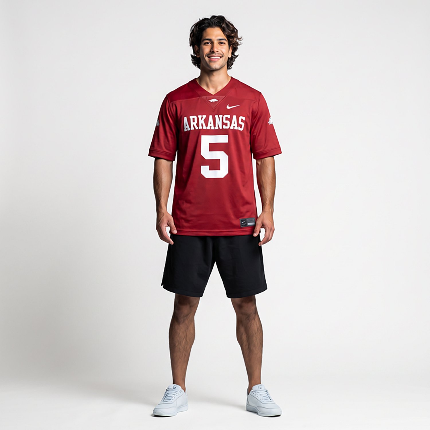 Nike 5 Arkansas Razorbacks Untouchable Football Jersey