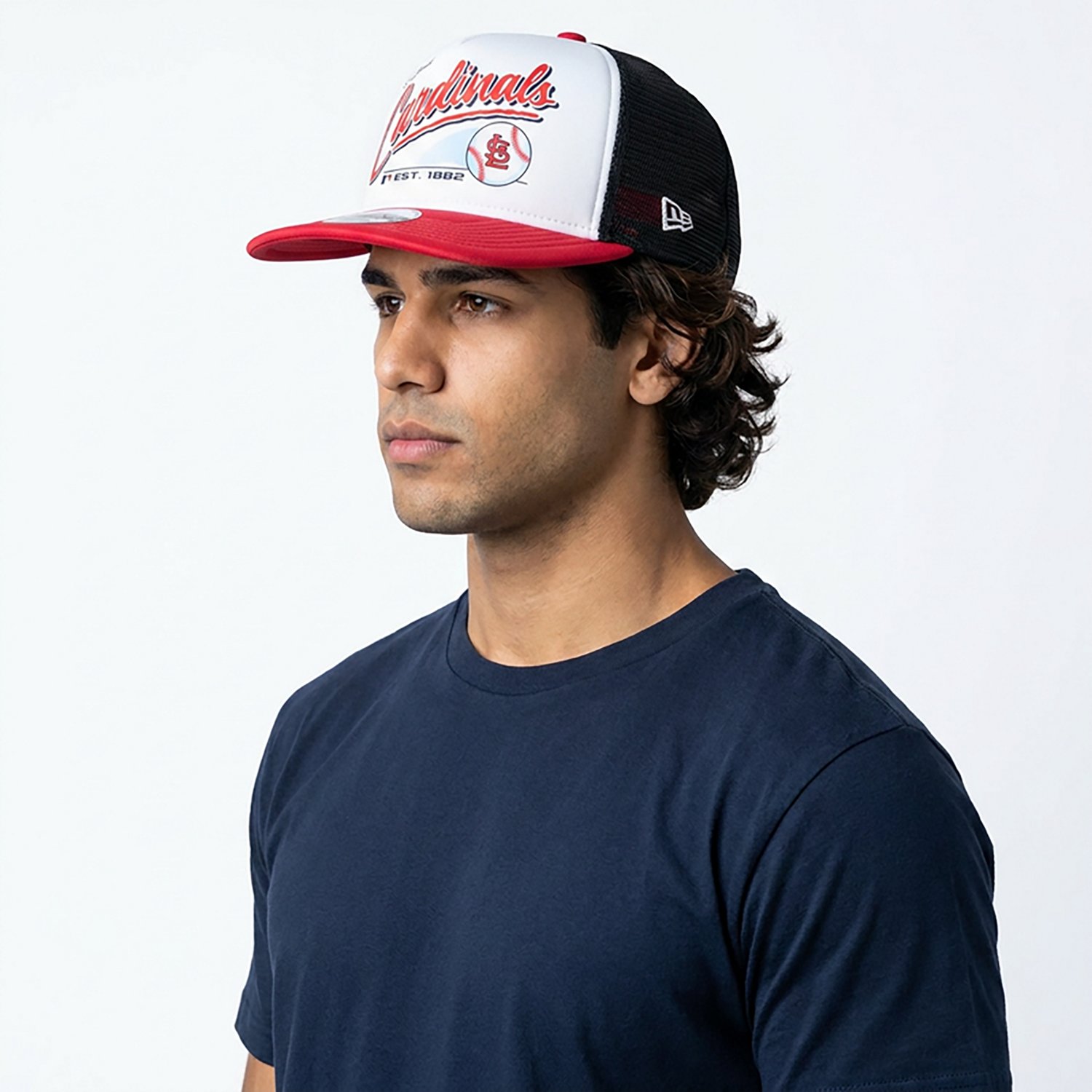 New Era Men's St. Louis Cardinals A-Frame Retro Script 9FIFTY Cap