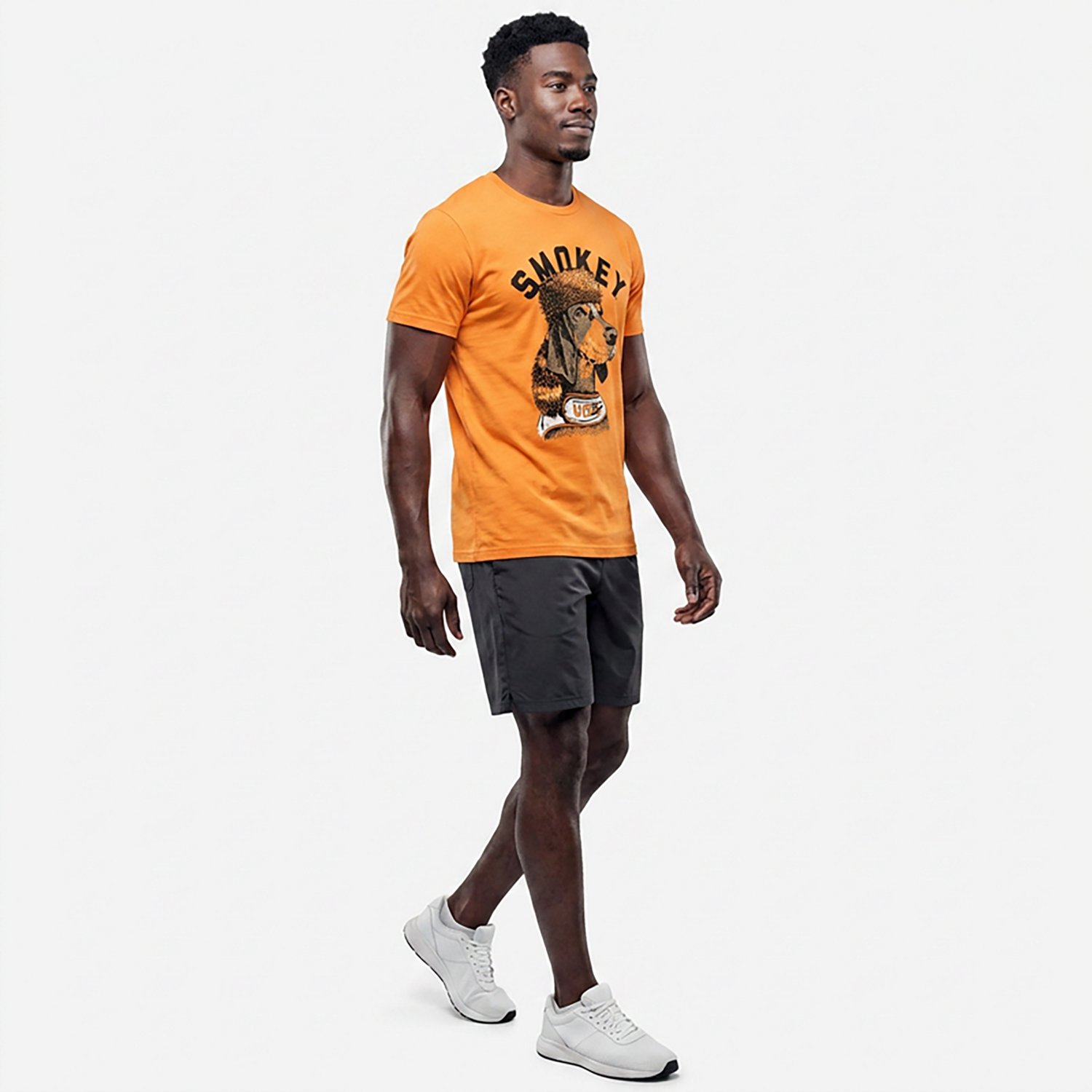 Homefield Men's University of Tennessee Smokey Mascot Illustration Short Sleeve T-shirt - view number 2