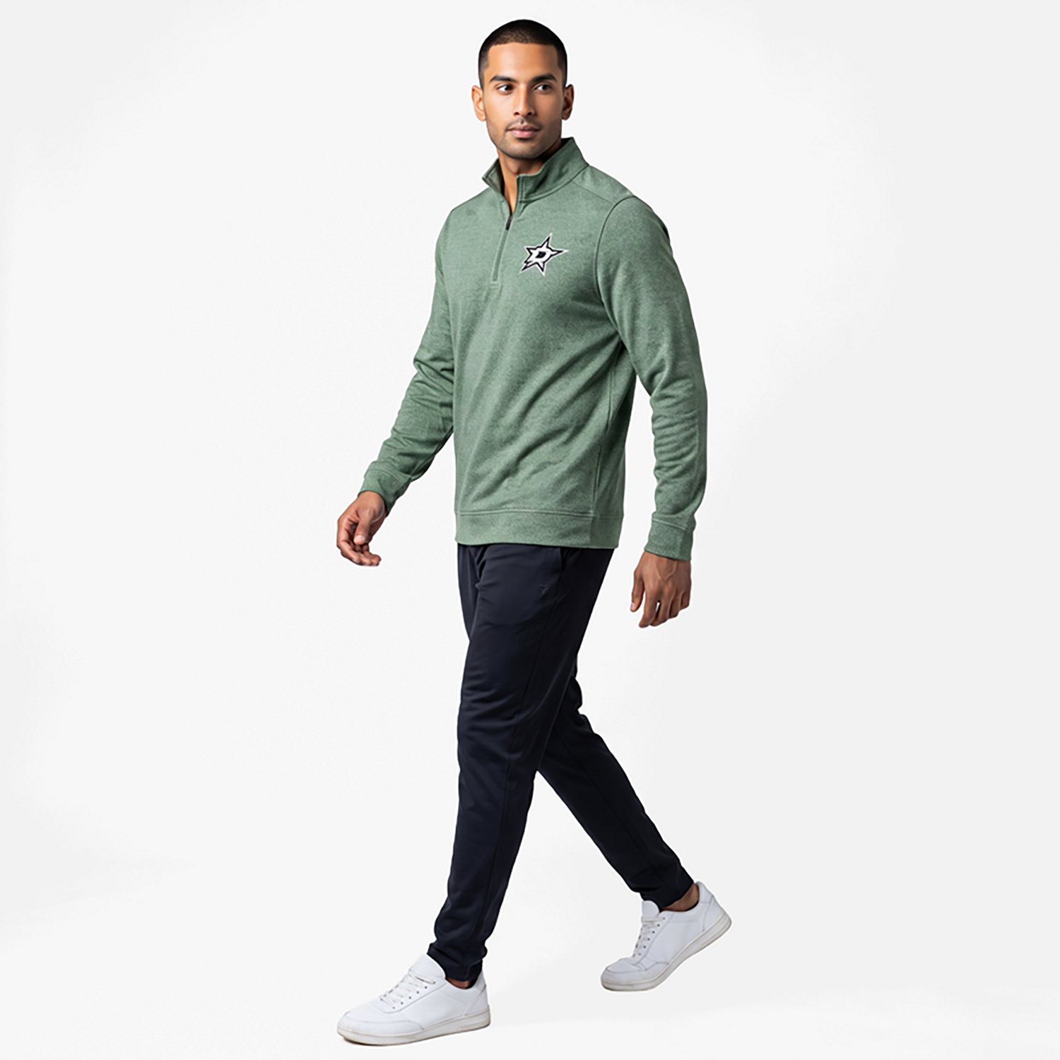 Antigua Hunter Dallas Stars Subtle Quarter-Zip Sweatshirt - view number 2
