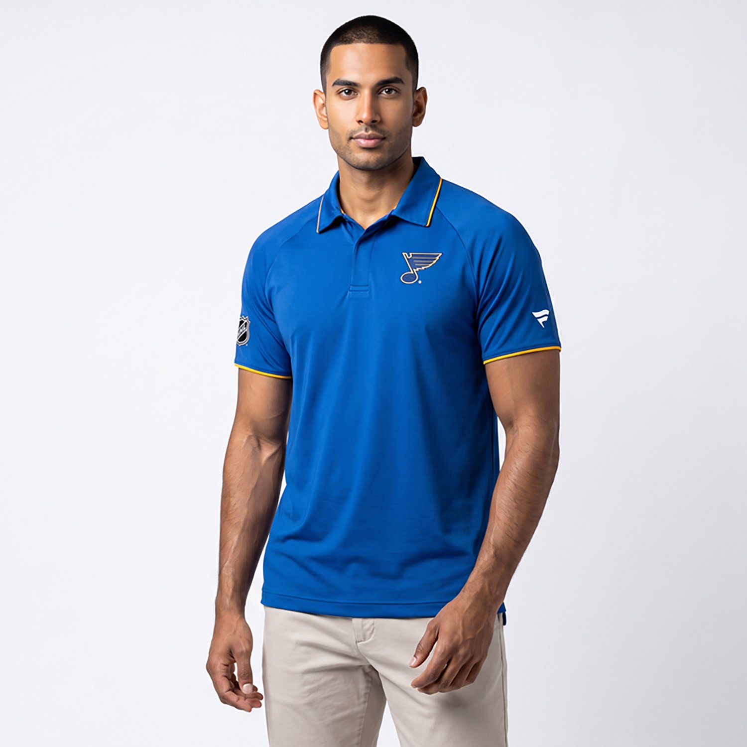 Fanatics Men's Blues Authentic Pro Rink Polo Shirt