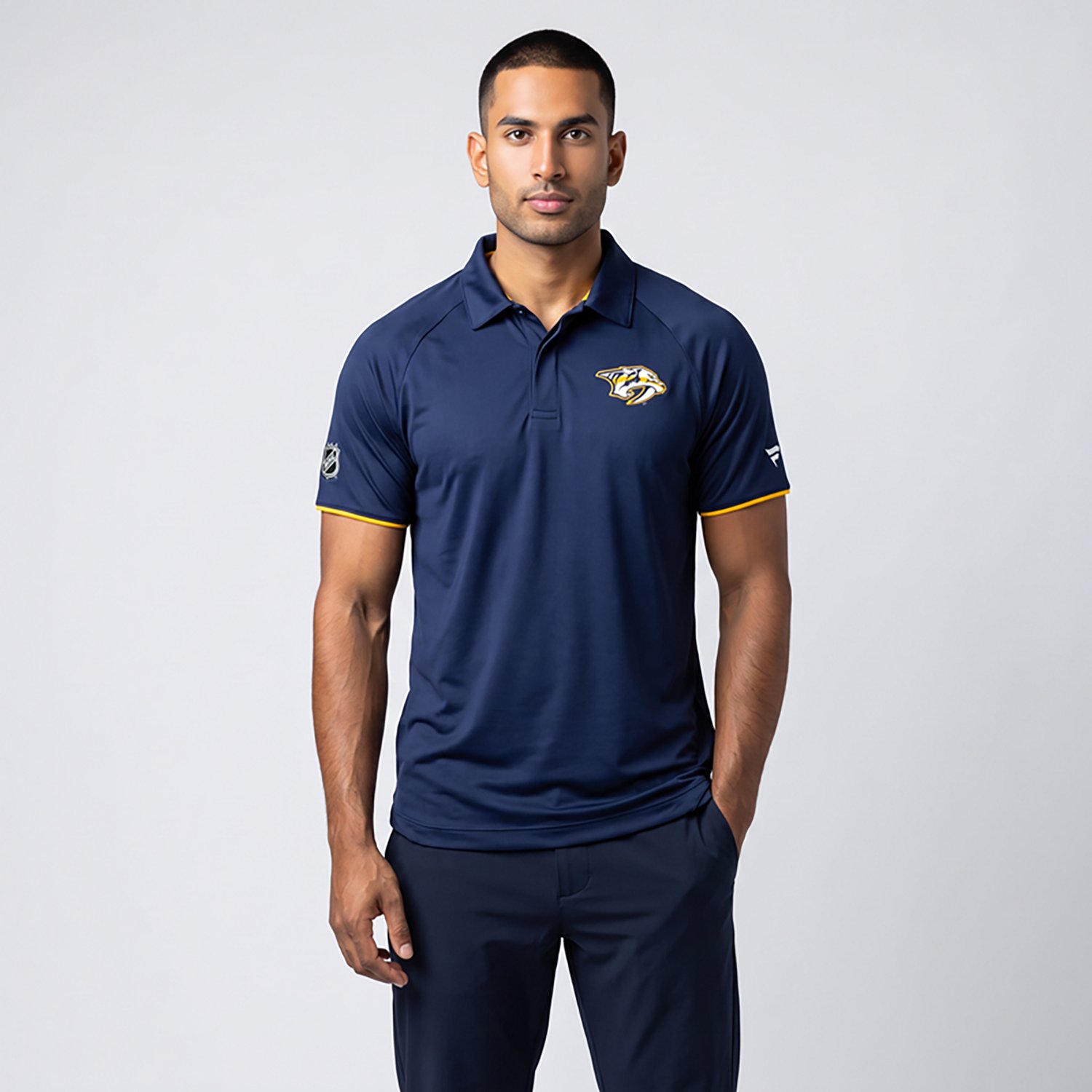 Fanatics Men's Predators Authentic Pro Rink Polo Shirt