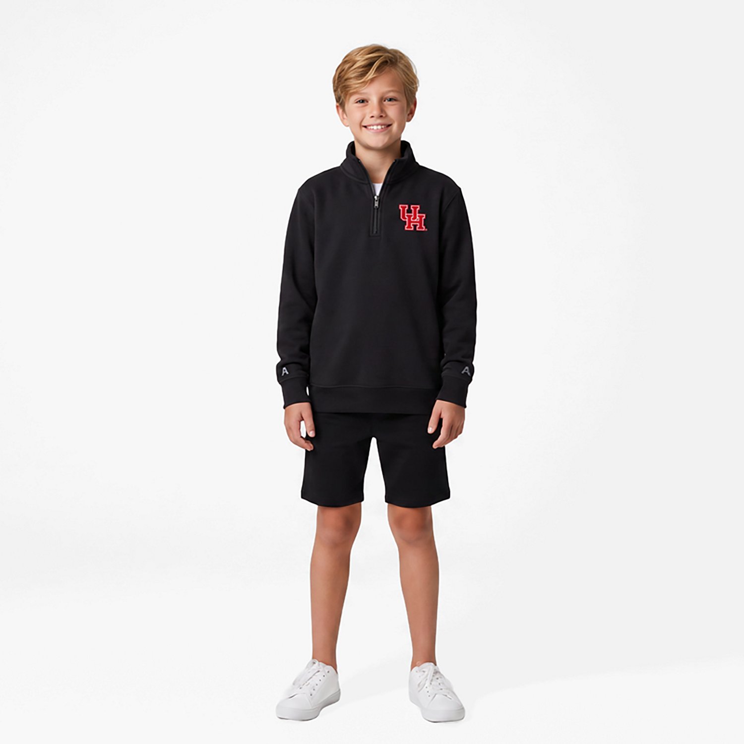 Antigua Houston Cougars Victory Quarter-Zip Sweatshirt