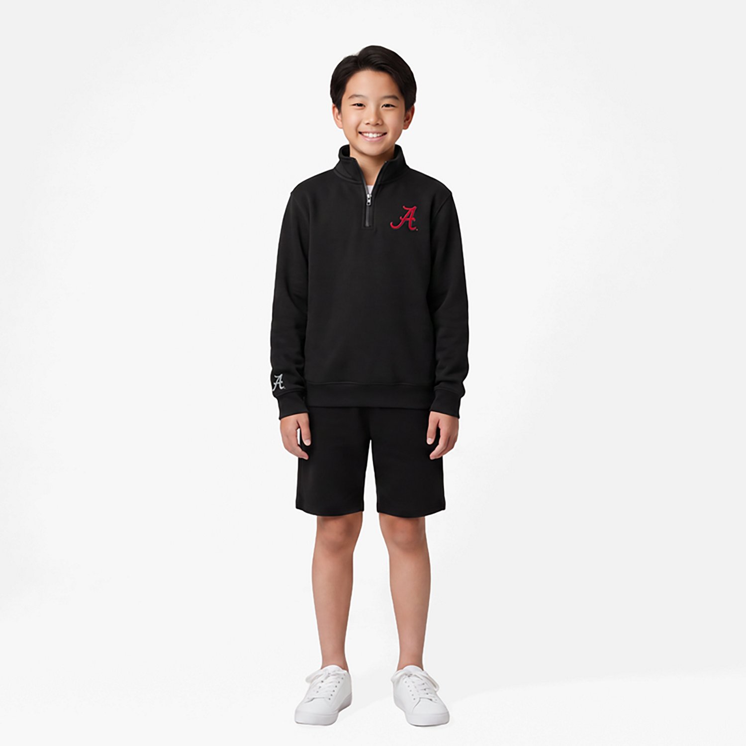 Antigua Alabama Crimson Tide Victory Quarter-Zip Sweatshirt