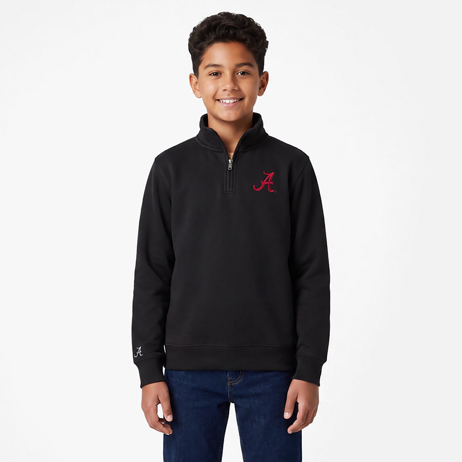 Antigua Alabama Crimson Tide Victory Quarter-Zip Sweatshirt