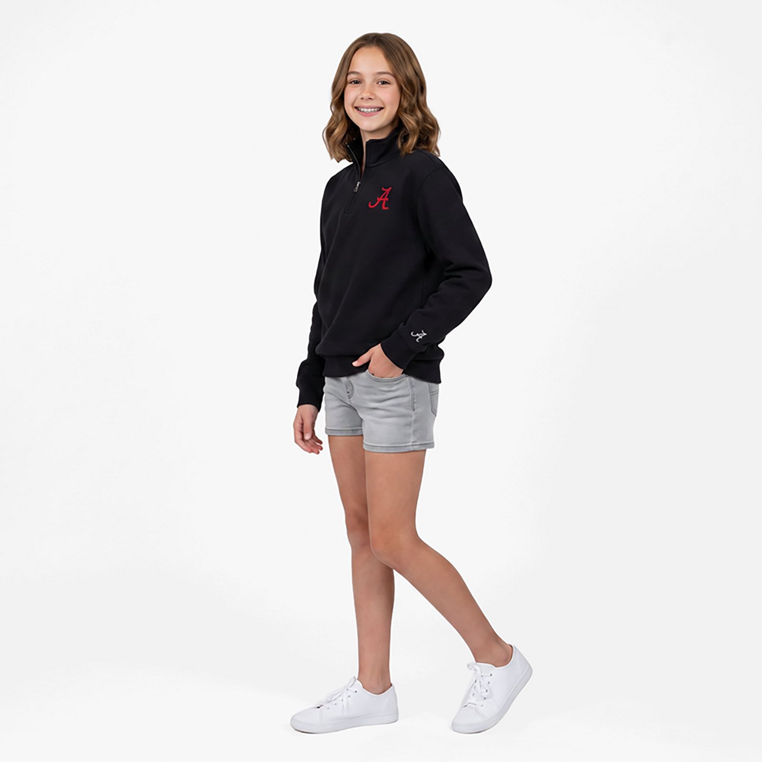 Antigua Alabama Crimson Tide Victory Quarter-Zip Sweatshirt