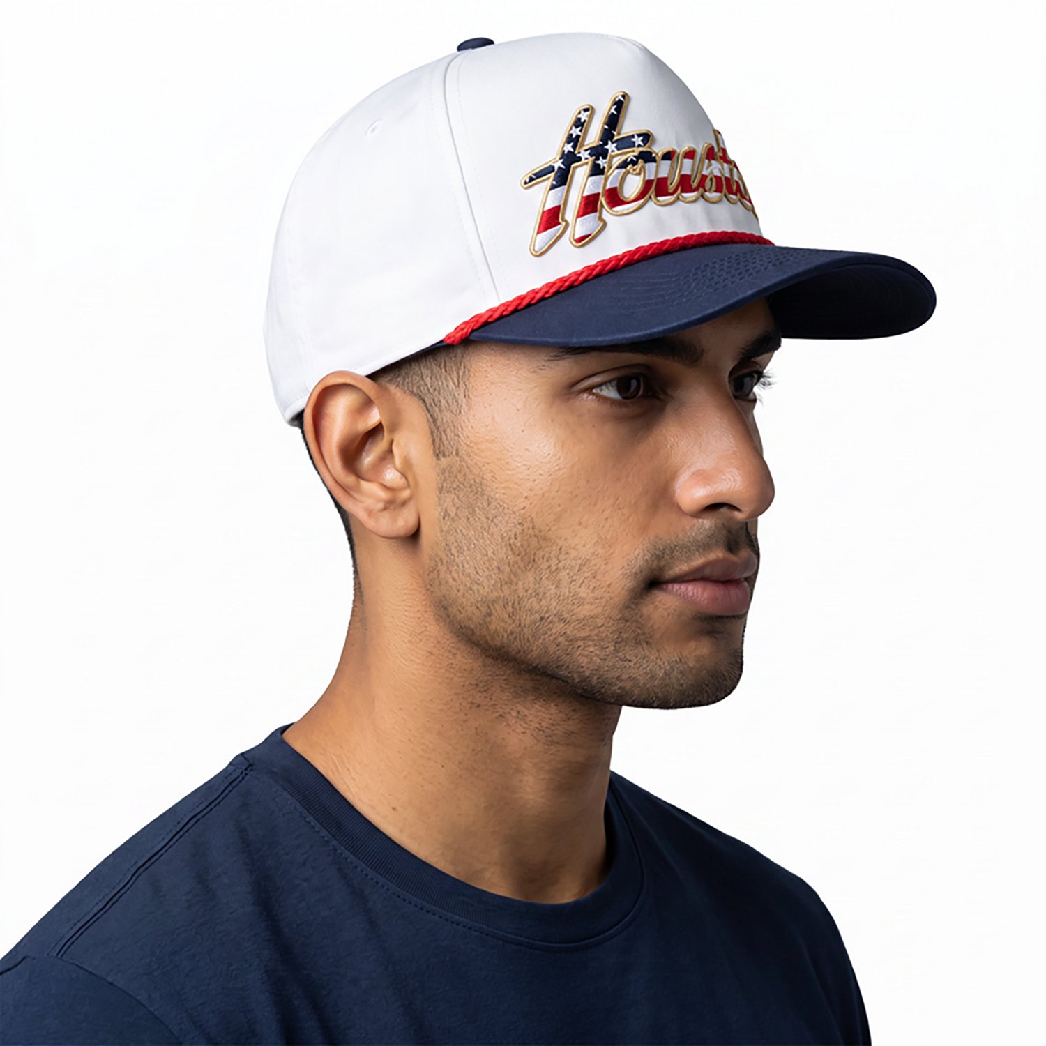 '47 Houston Texans Adults' Hitch Patriotic Overhand Cap