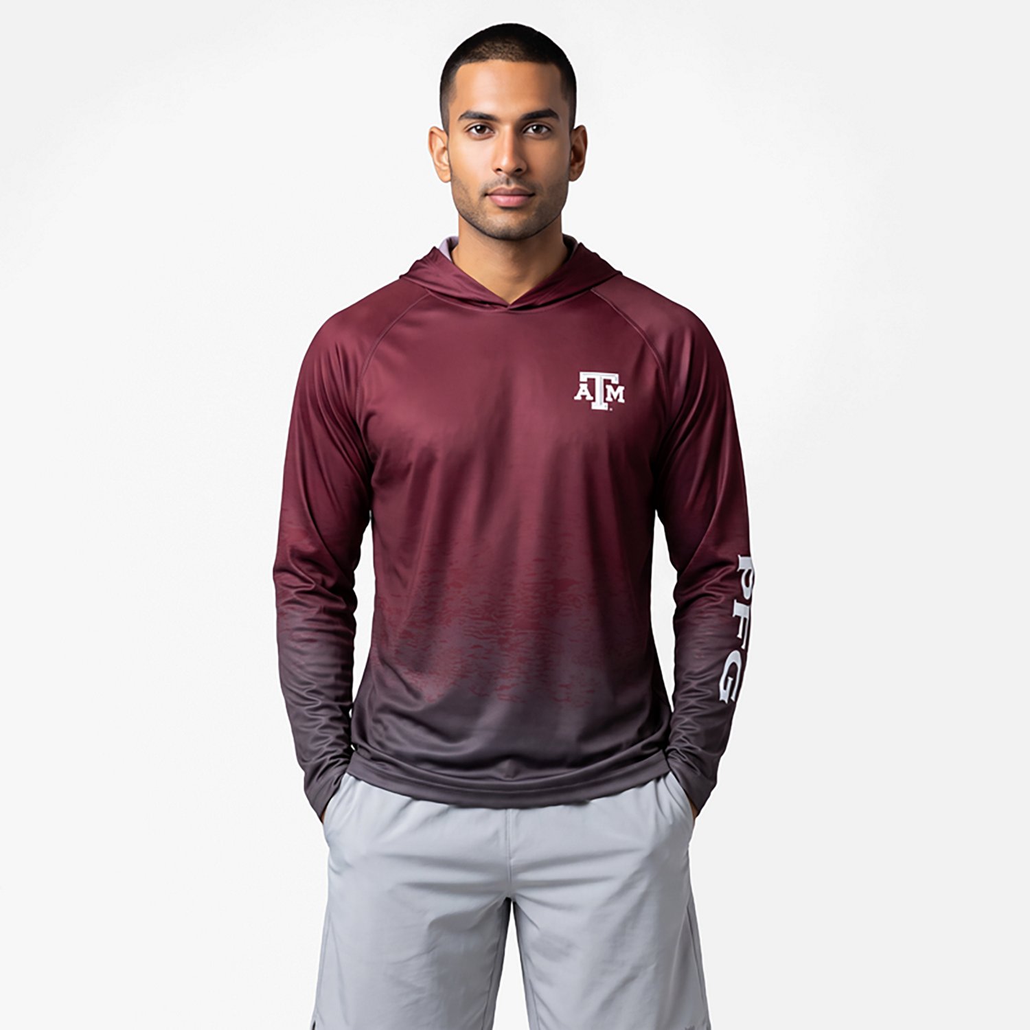 Columbia Sportswear Men's Texas A&M Aggies Collegiate PFG Super Terminal Tackle Hoodie