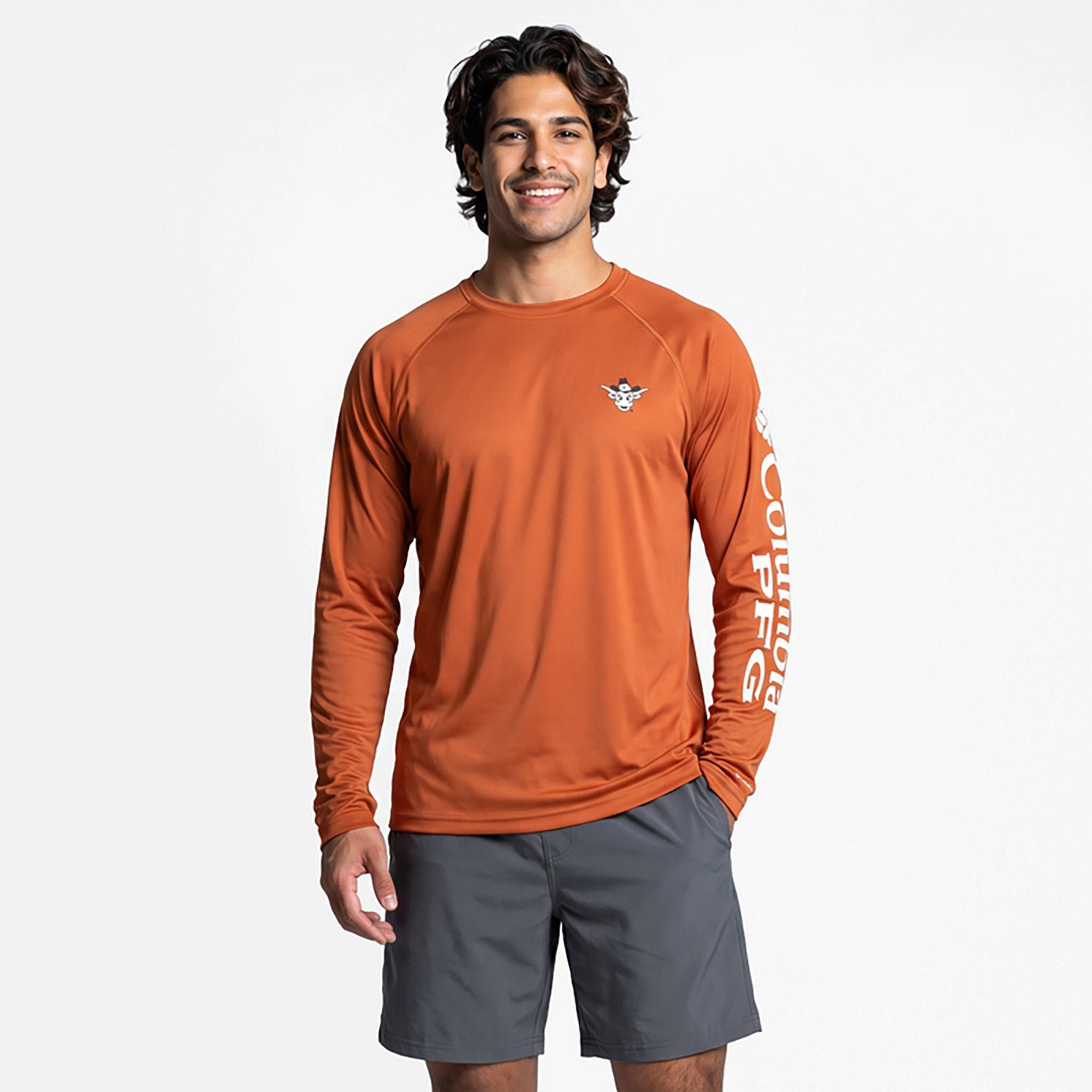 Columbia Sportswear Men's Texas CLG Vault Terminal Tackle Long Sleeve Shirt