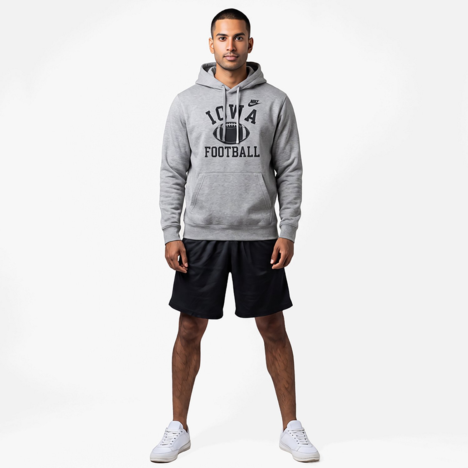 Nike Iowa Hawkeyes Legacy Football Icon Club Fleece Pullover Hoodie