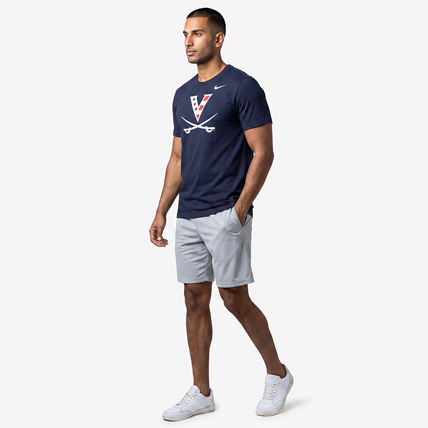 Nike Virginia Cavaliers Red White  Hoo Logo T-Shirt