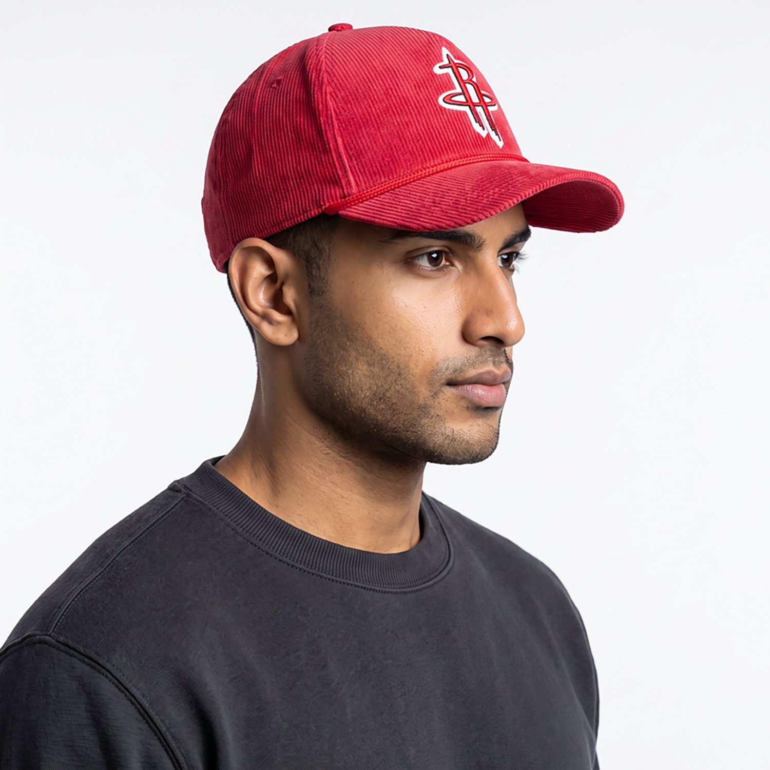 New Era Men's Houston Rockets 9FORTY Cord Cap - view number 2