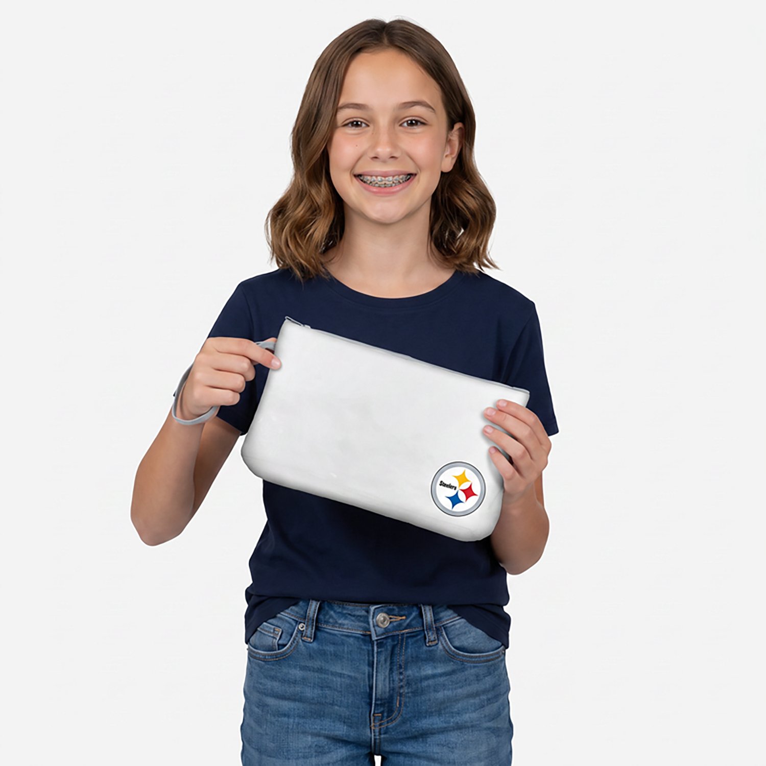 Logo Brands Pittsburgh Steelers Clear Wristlet - view number 2
