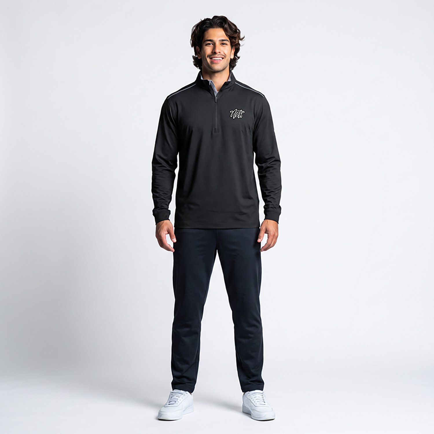 Columbia Brooklyn Nets Bogey's Paradise Quarter-Zip Pullover