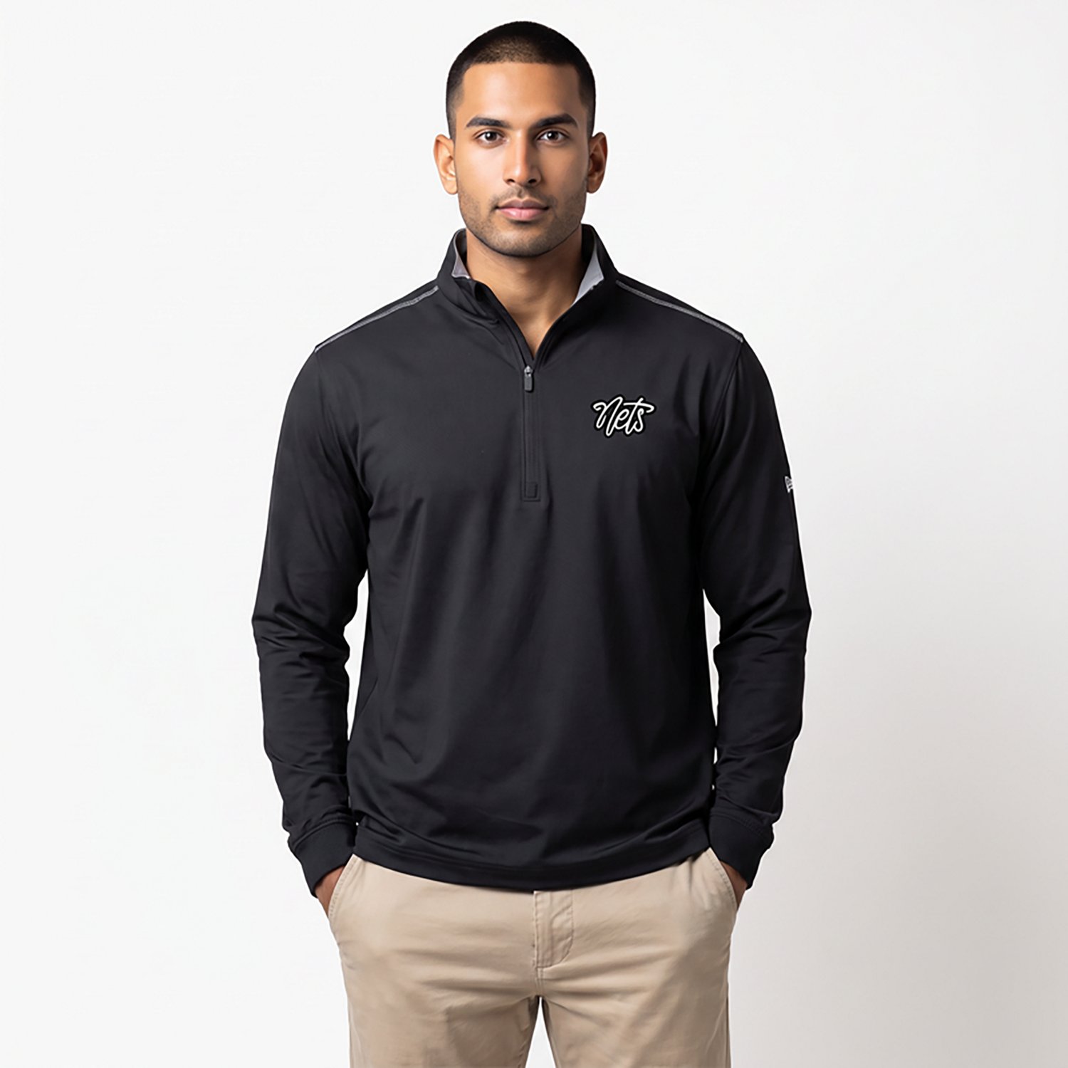 Columbia Brooklyn Nets Bogey's Paradise Quarter-Zip Pullover - view number 2