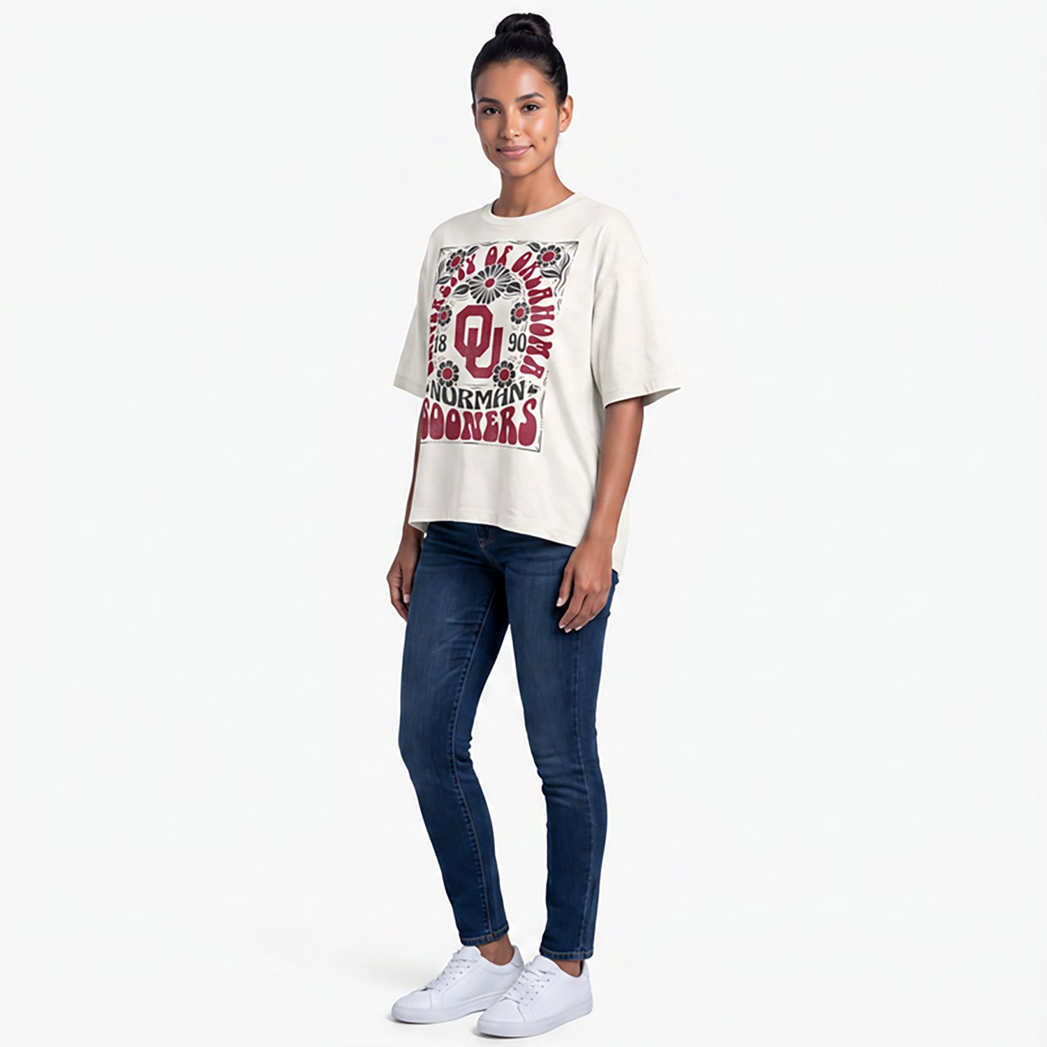 Pressbox Oklahoma Sooners Harmony Oversized T-Shirt - view number 2
