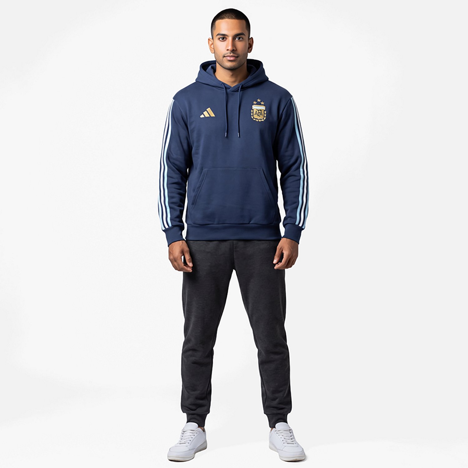 adidas Men's Argentina 2026 World Cup DNA Fleece Hoodie - view number 2