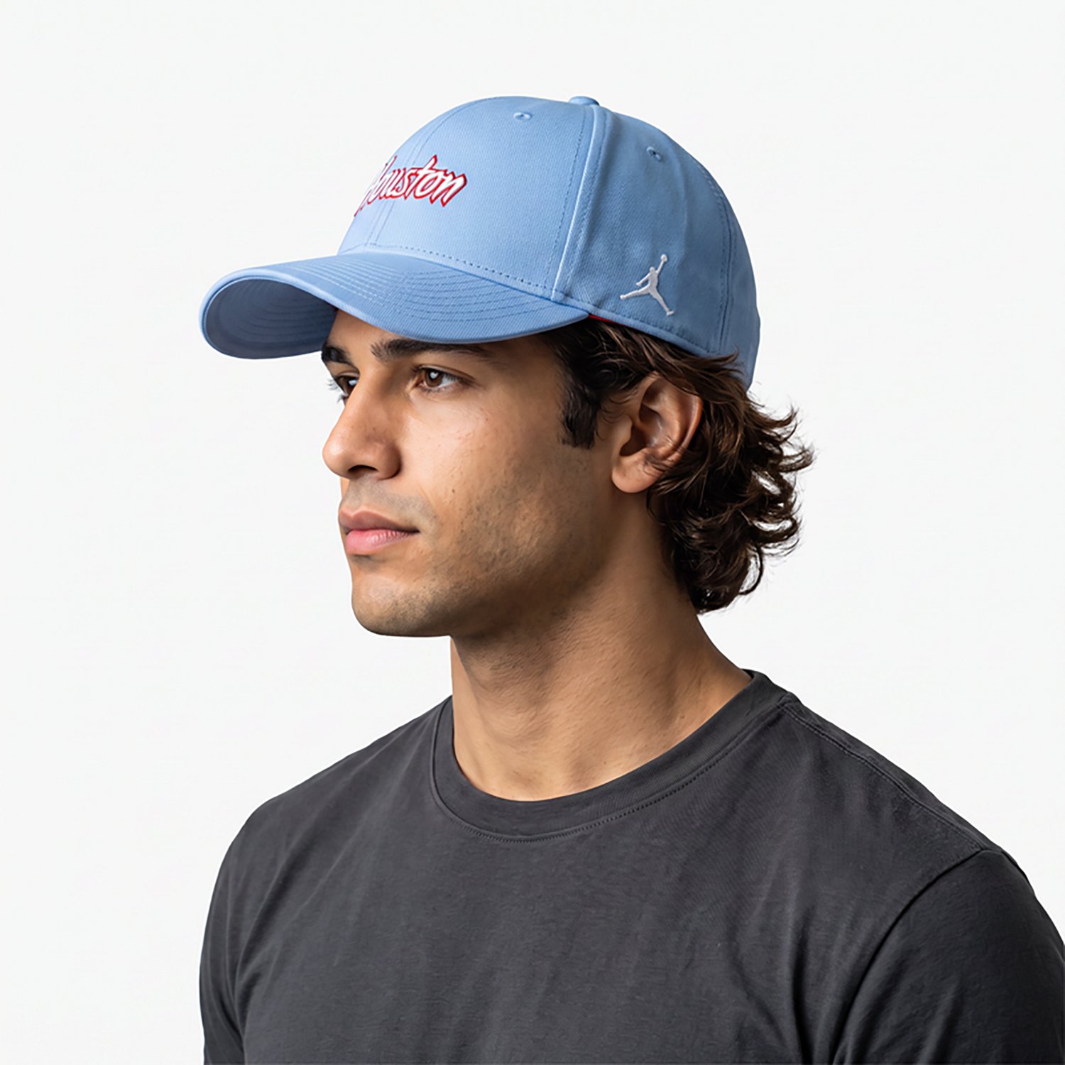 Nike Men's Houston Cougars Rise Swoosh Flex Cap - view number 2