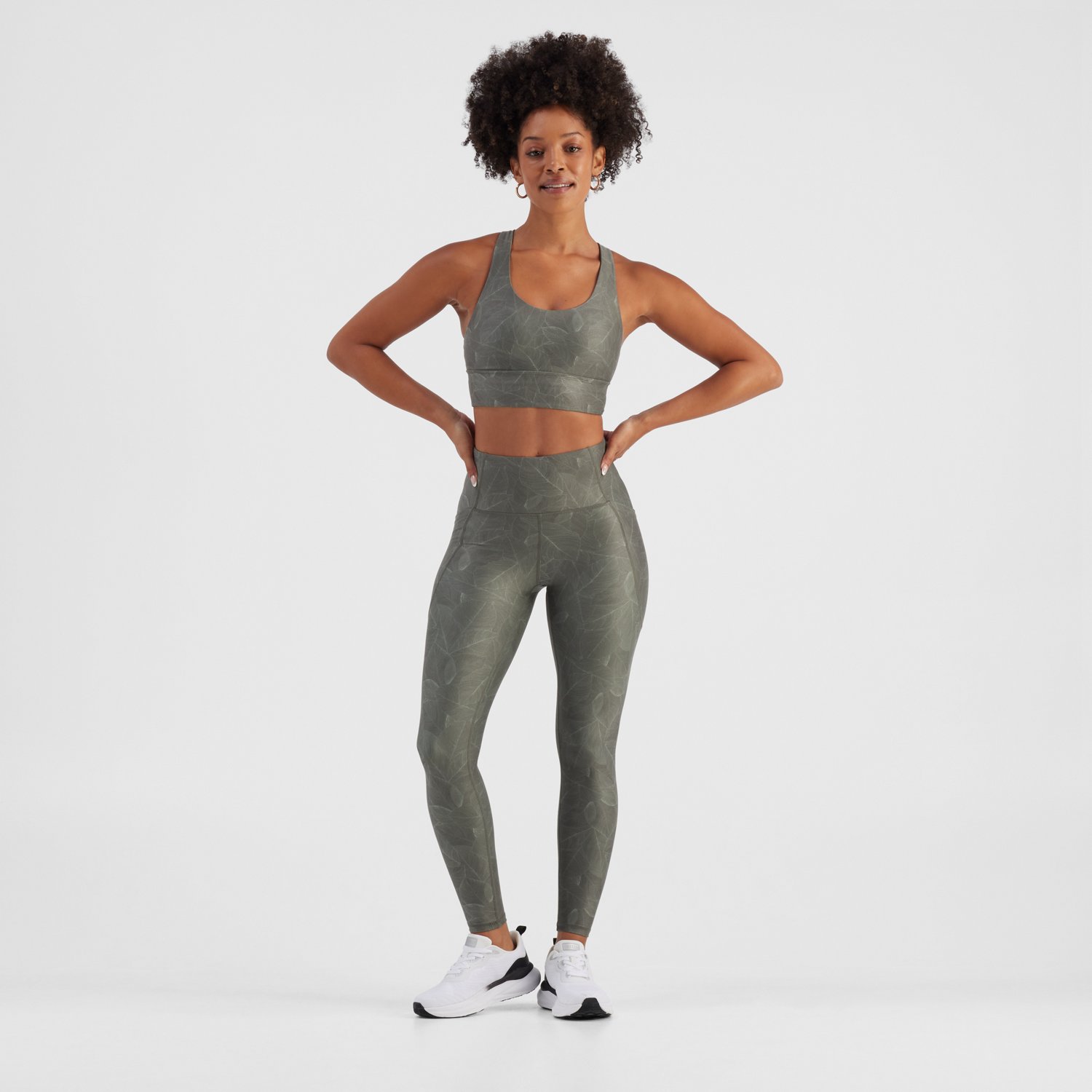 Freely Women's Haven Luxe Deep Depths Delicate Leaves Leggings - view number 2