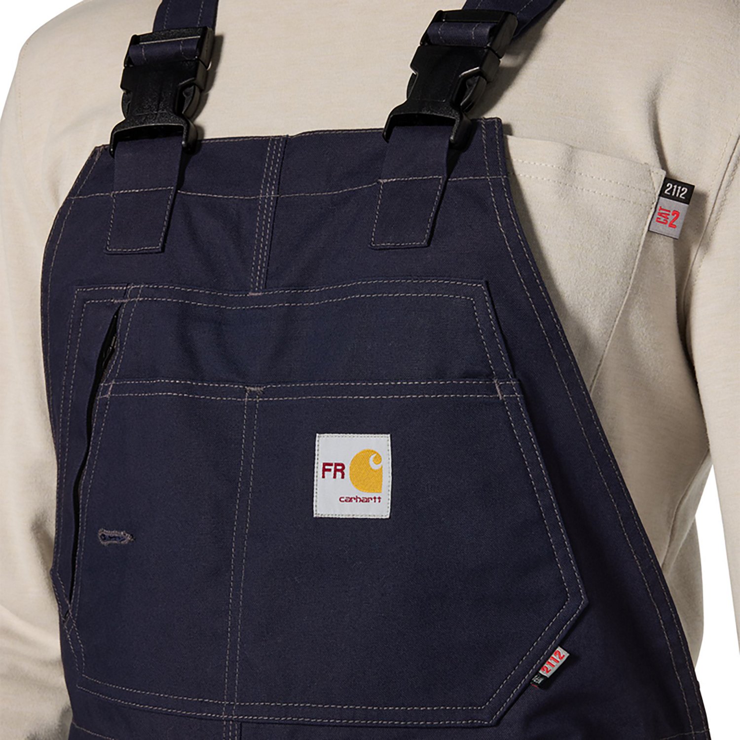 Carhartt Men's FR Quick Duck Insulated Bib Overall - view number 4