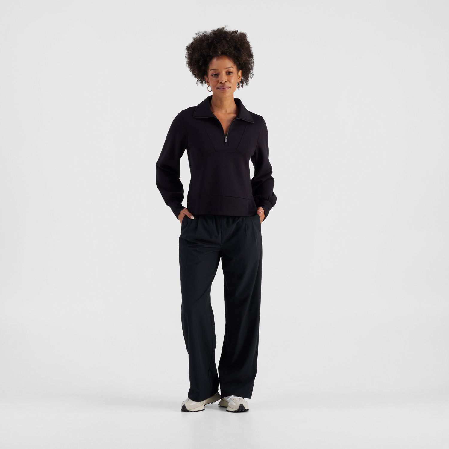 Freely Women's Camryn 1/4 Zip Long Sleeve Pullover - view number 2