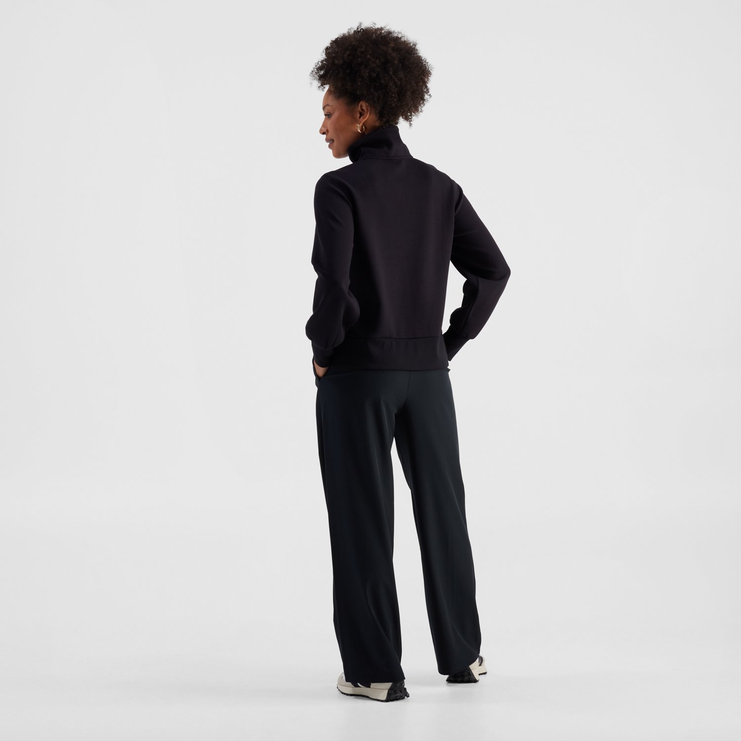 Freely Women's Camryn 1/4 Zip Long Sleeve Pullover - view number 3