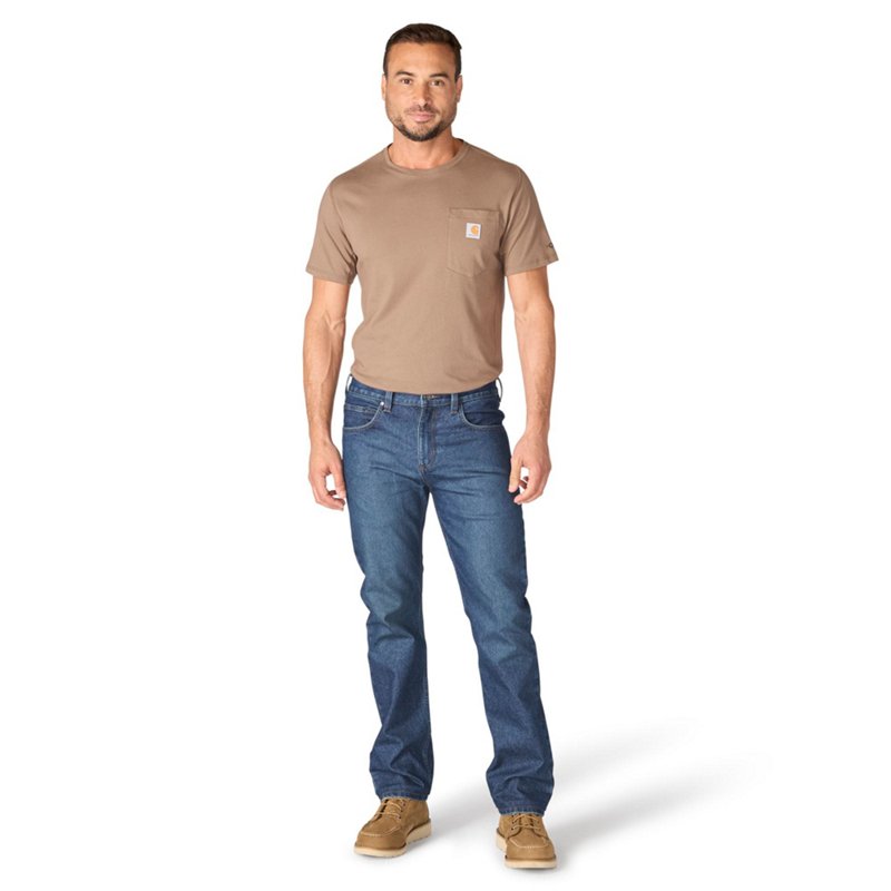 Carhartt Men's Slim Straight Rugged Flex Jean | Forge | 34W 34L