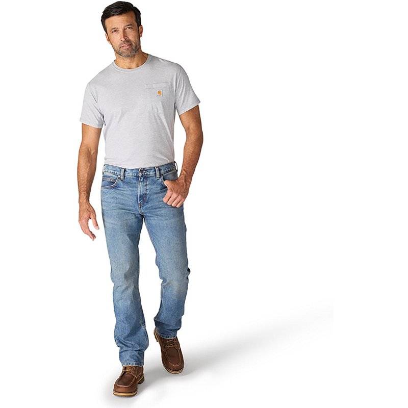 Carhartt Men's Slim Straight Rugged Flex Jean | Iron | 33W 32L