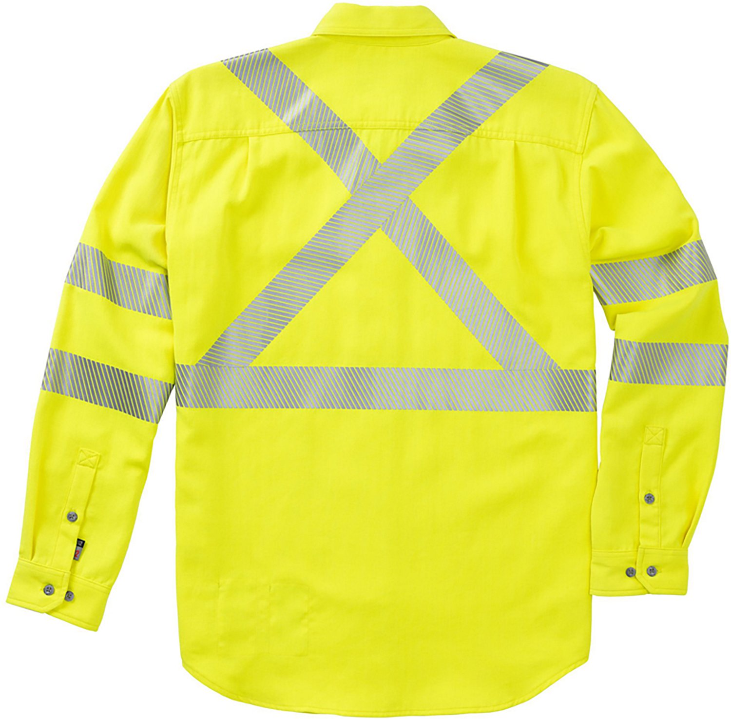 Carhartt Men's FR HV Force Twill Class 3 Long Sleeve Shirt - view number 2