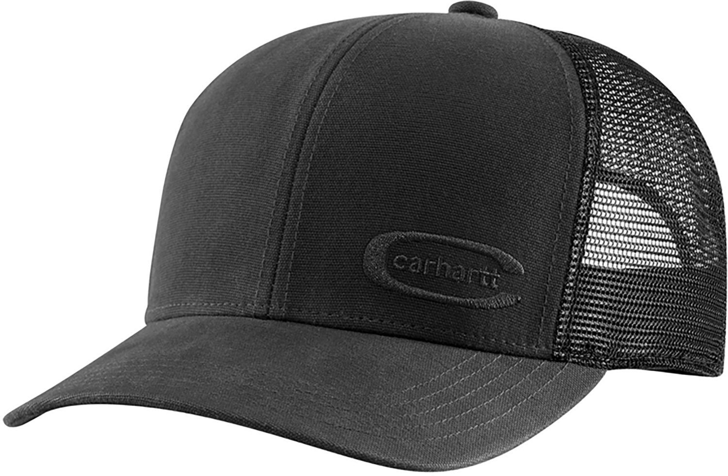 Carhartt Men's Canvas Mesh-Back Embossed Cap