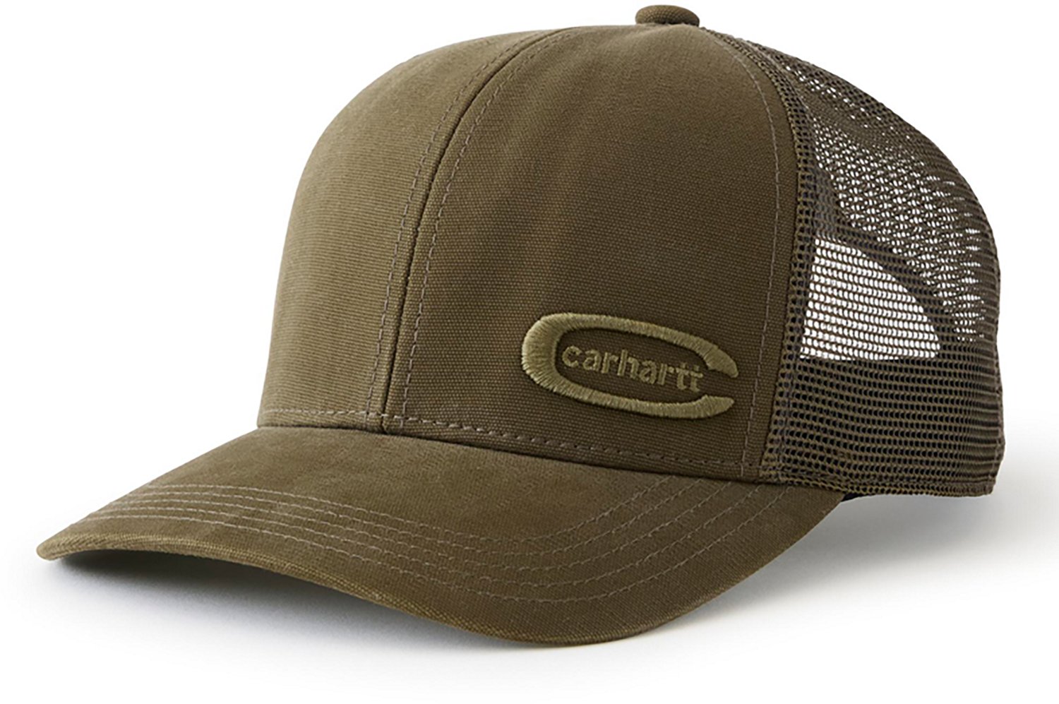 Carhartt Men's Canvas Mesh-Back Embossed Cap | Academy
