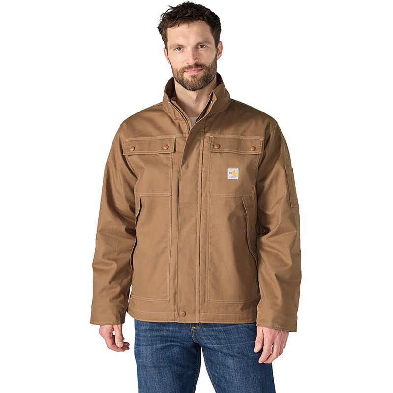 Carhartt Men's Fr Quick Duck Coat | Brown | Small