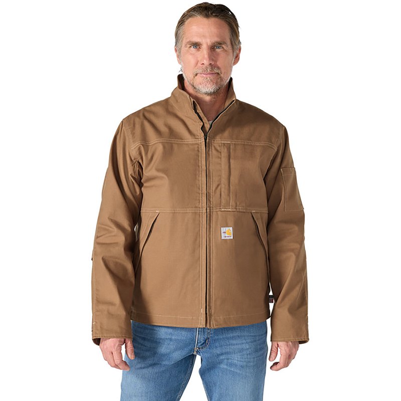 Carhartt Men's Fr Quick Duck Jacket | Brown | Small