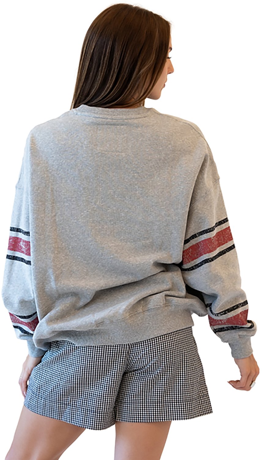 Gameday Social Women's University of Arkansas Langford Oversized Crew - view number 2