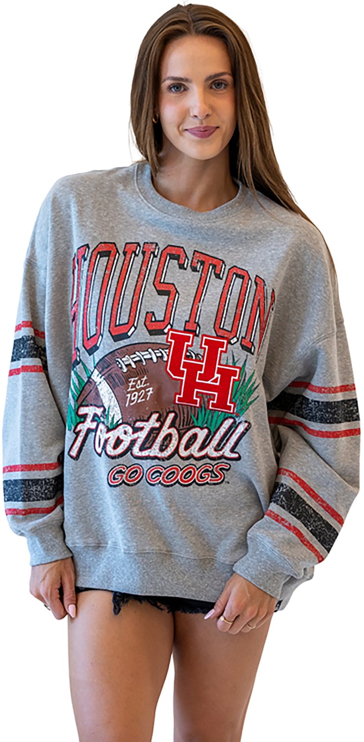 Gameday Social Women's University of Houston Langford Oversized Crew