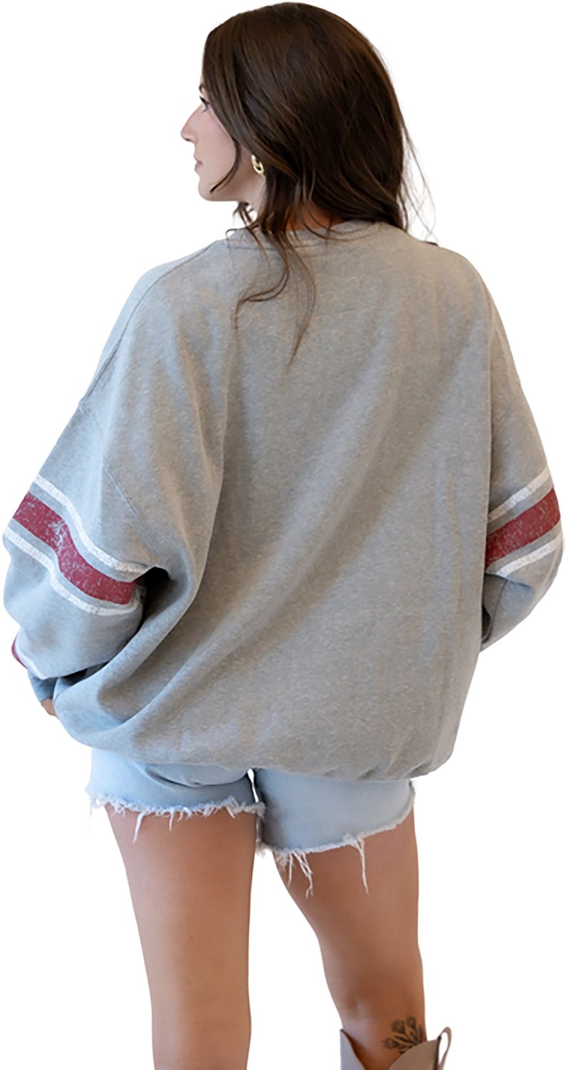 Gameday Social Women's Indiana University Langford Oversized Crew - view number 2