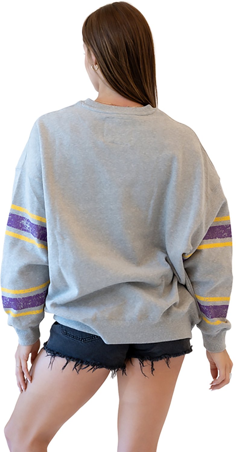 Gameday Social Women's Louisiana State University Langford Oversized Crew - view number 2