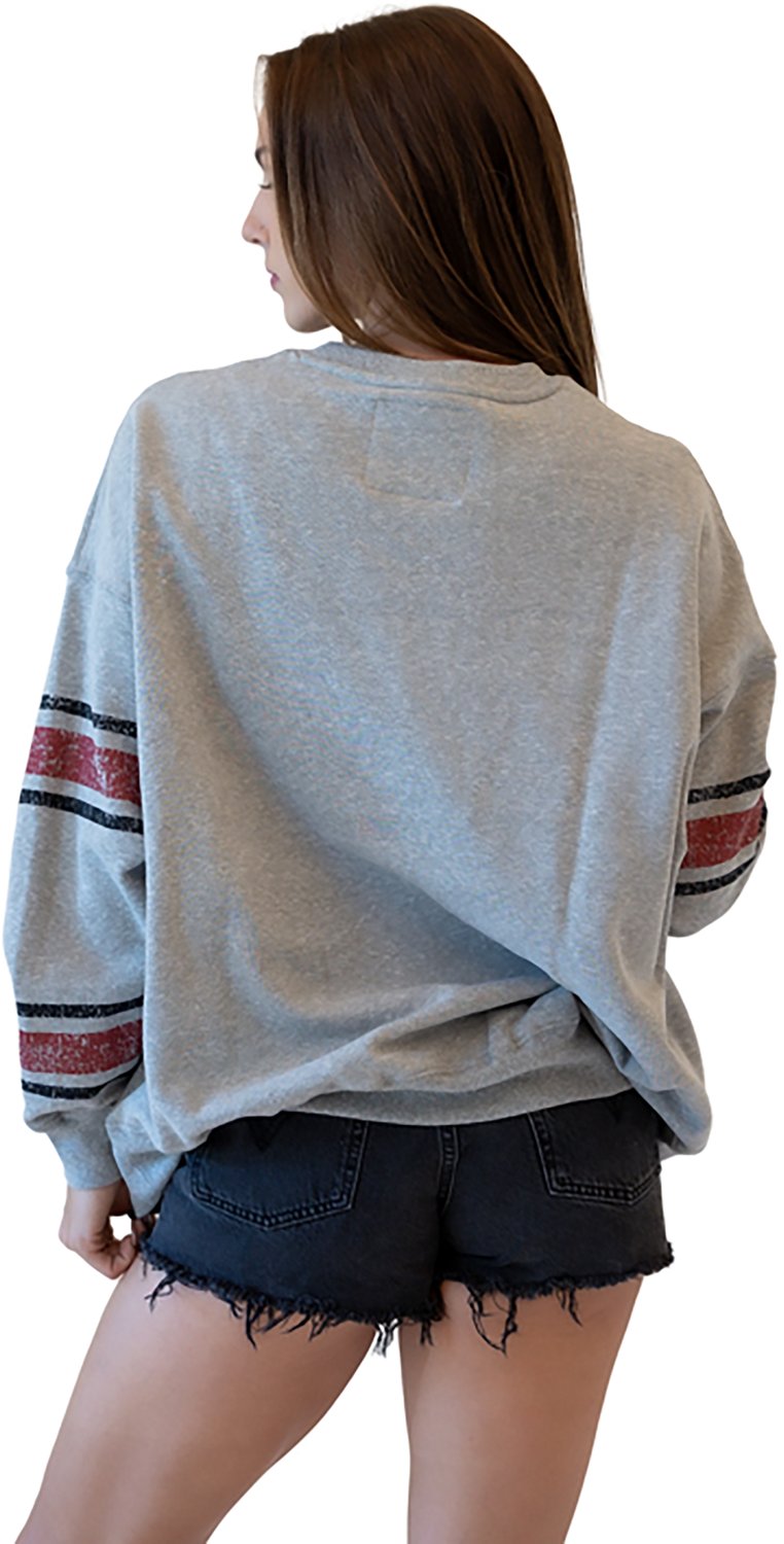 Gameday Social Women's University of South Carolina Langford Multimedia Oversized Fleece Crew - view number 2
