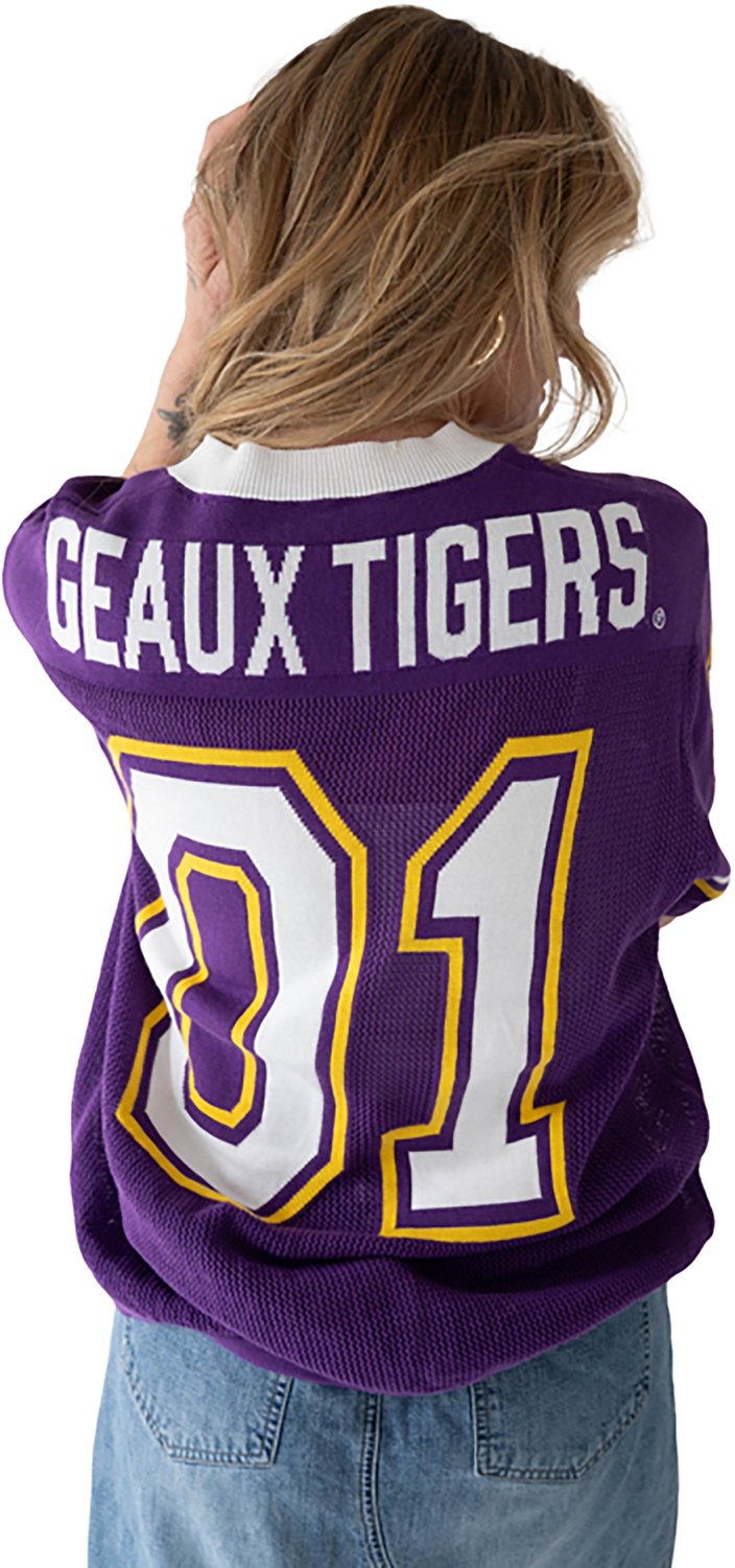 Gameday Social Women's Louisiana State University Sideline Sweater Jersey - view number 2