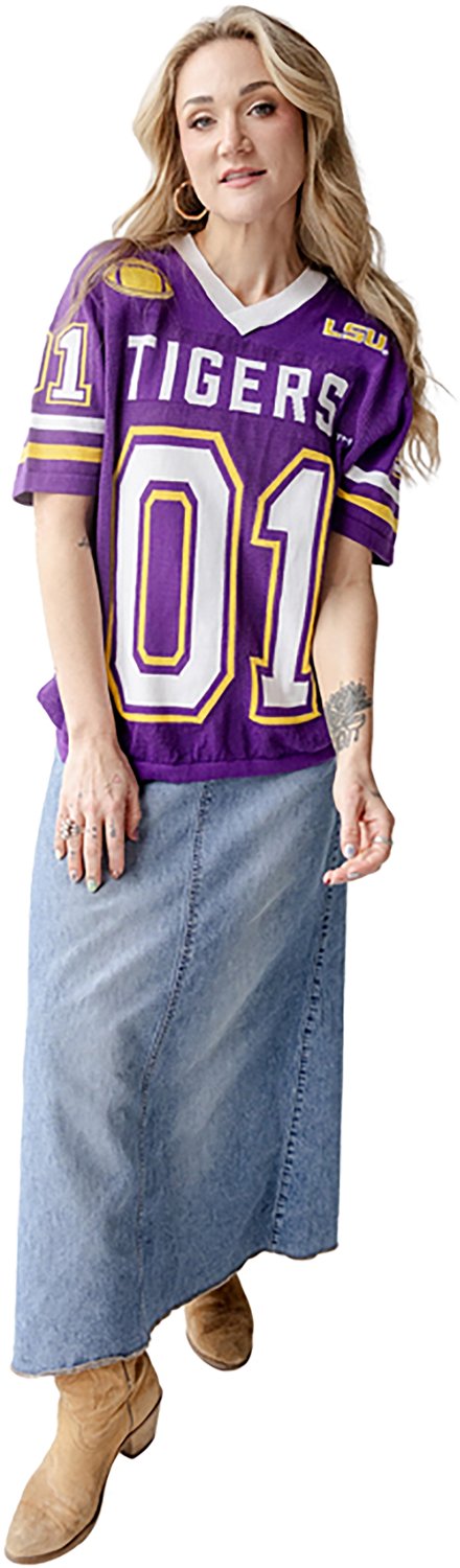 Gameday Social Women's Louisiana State University Sideline Sweater Jersey - view number 3