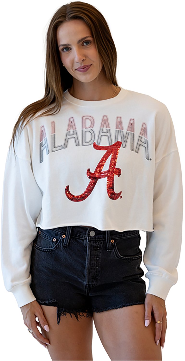 Gameday Social Women's University of Alabama Starlite Cropped Sweatshirt