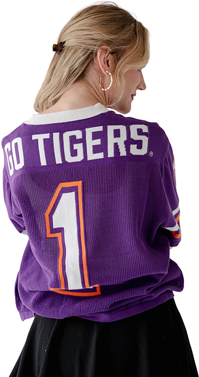 Gameday Social Women's Clemson University Sideline Sweater Jersey - view number 2