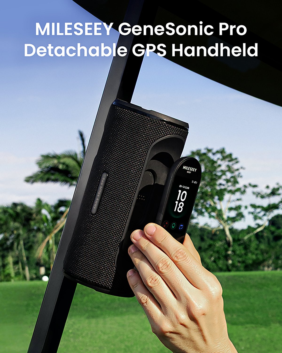 Mileseey GeneSonic Pro Detachable Golf GPS Speaker - view number 5