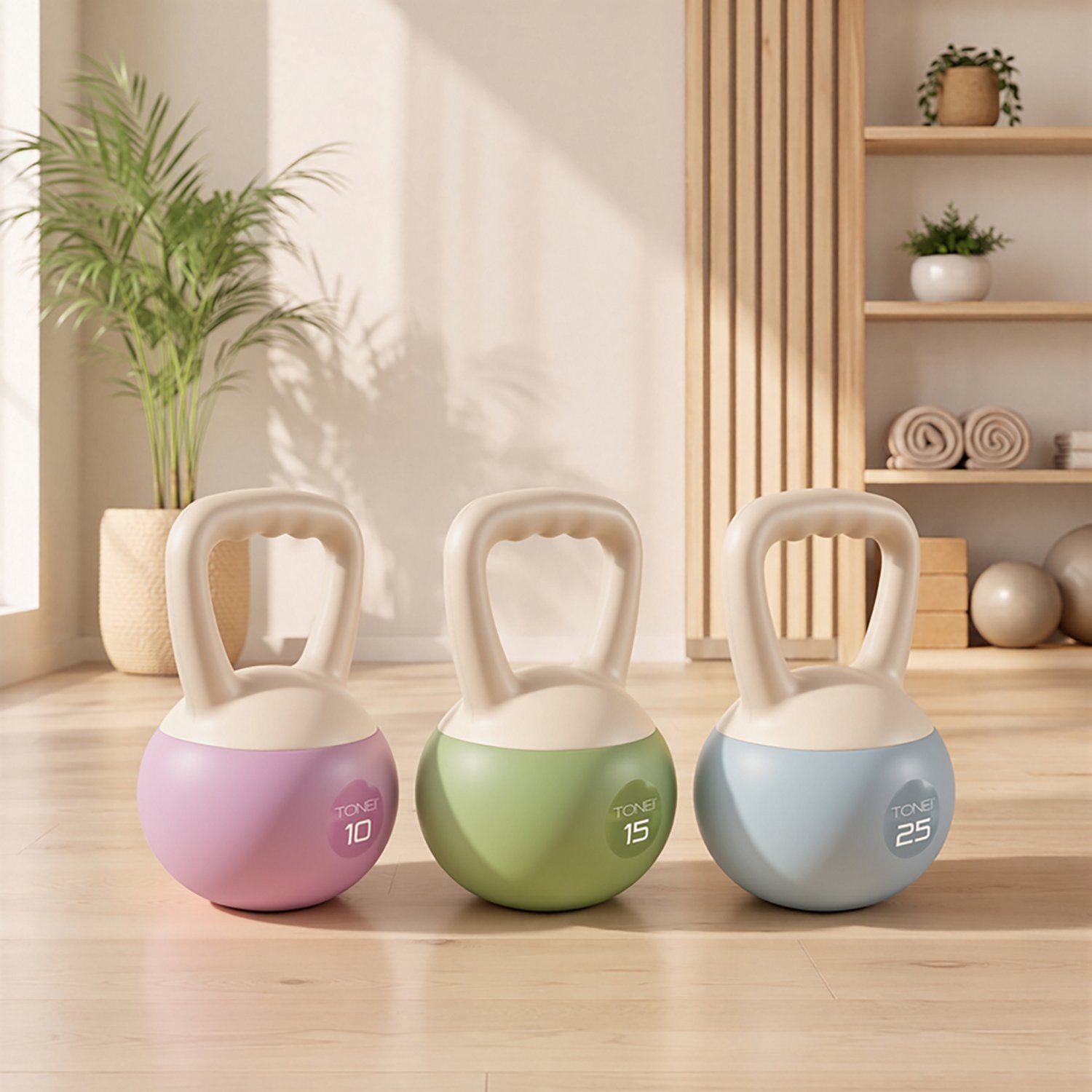 Tone Fitness CAP 50 lb Soft-Filled Kettlebell Set - view number 8