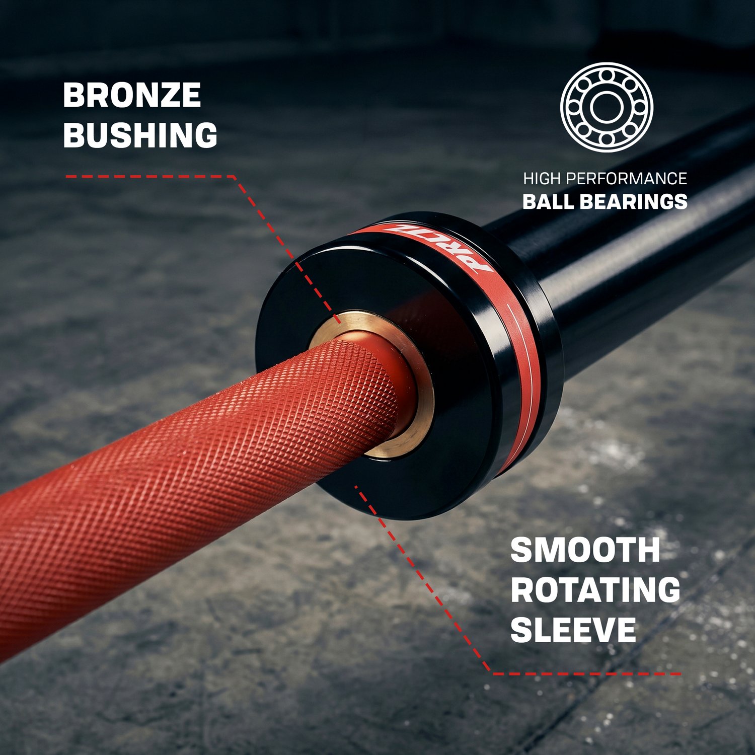 PRCTZ 7ft All-purpose Olympic Barbell - view number 5
