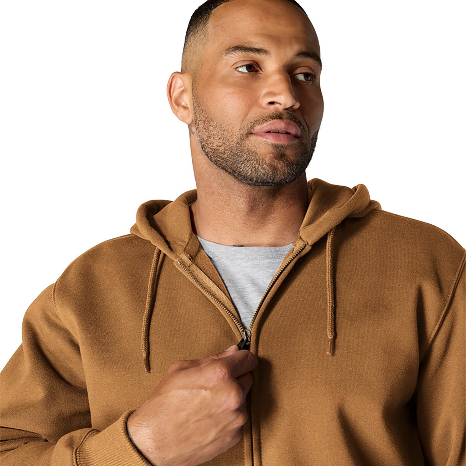 Carhartt Men's Paxton Heavyweight Hooded Zip-Front Sweatshirt                                                                    - view number 4