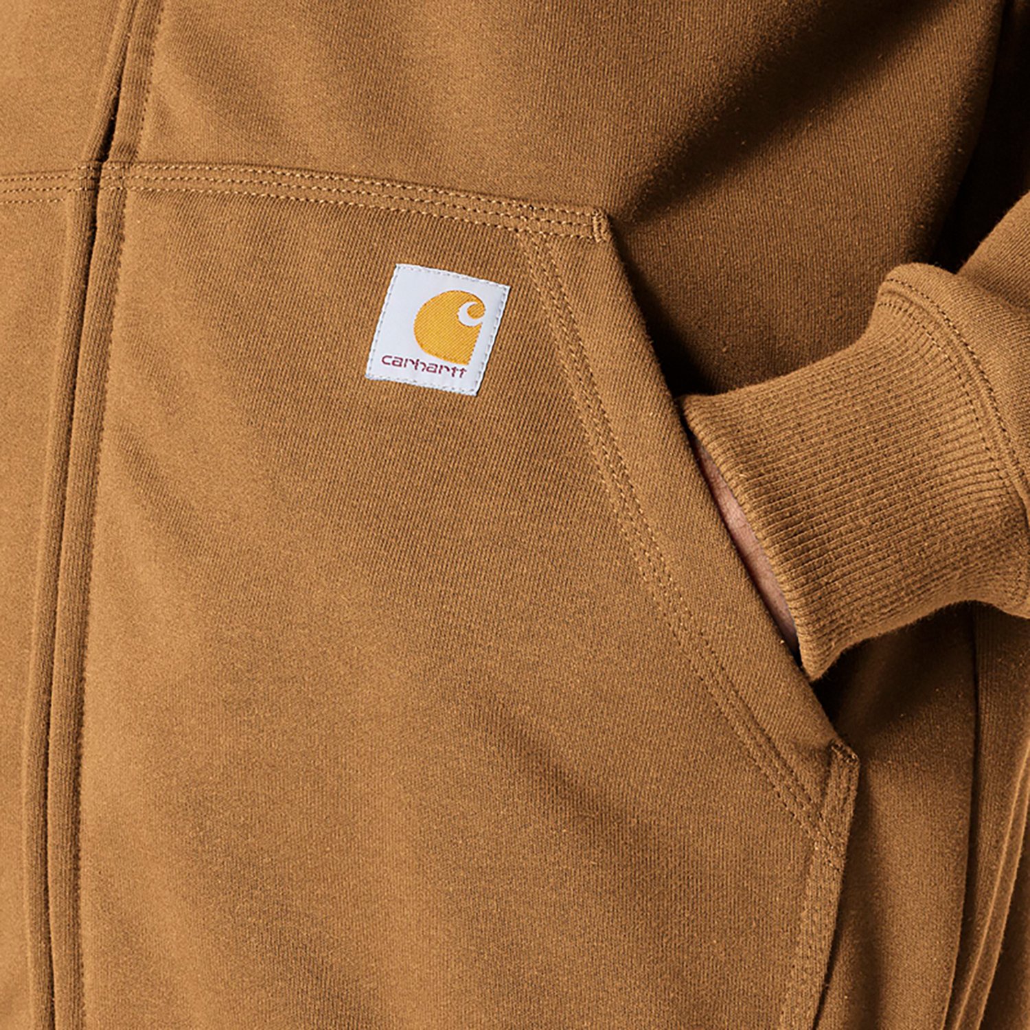 Carhartt Men's Paxton Heavyweight Hooded Zip-Front Sweatshirt                                                                    - view number 5