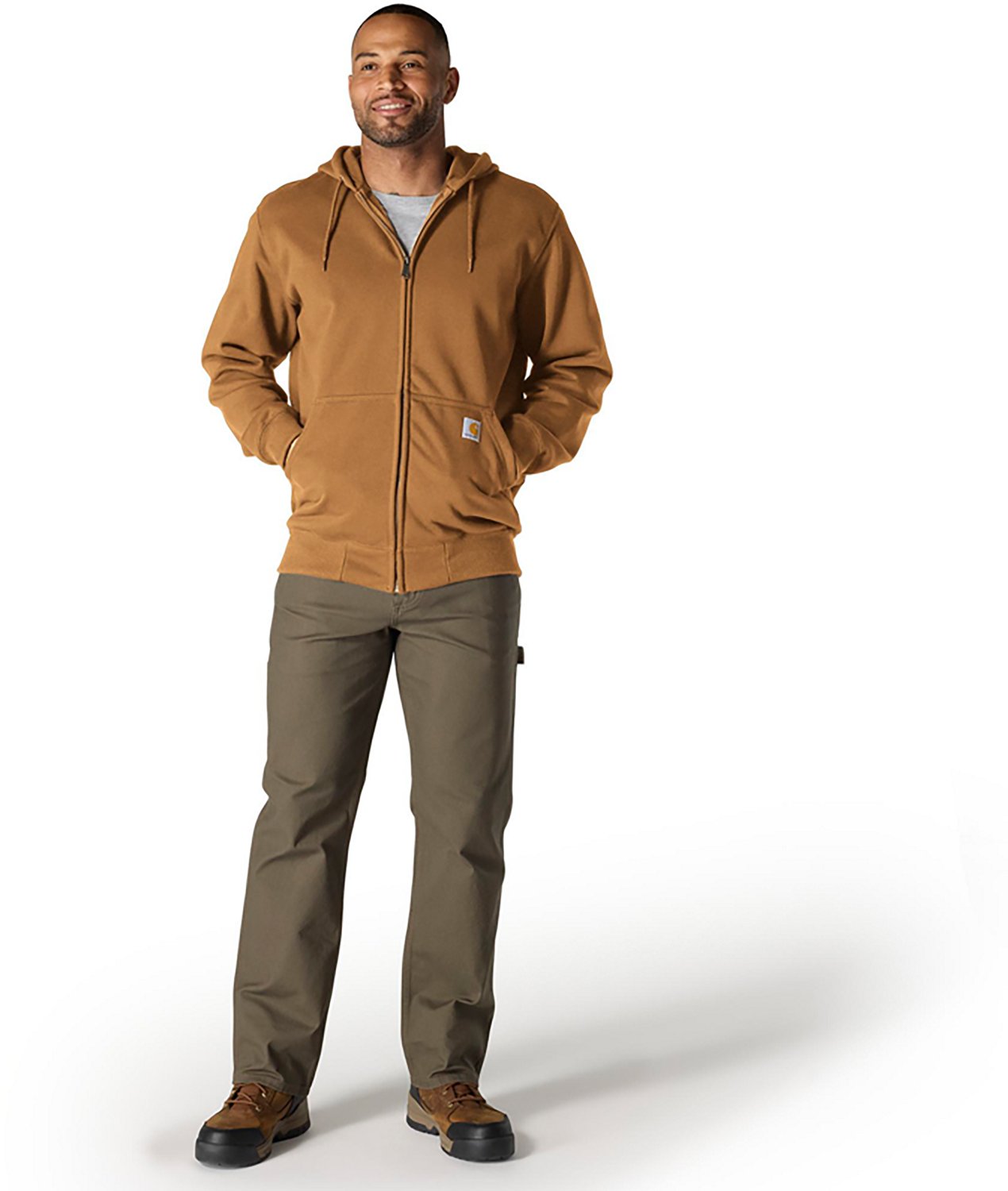 Carhartt Men's Paxton Heavyweight Hooded Zip-Front Sweatshirt                                                                    - view number 7