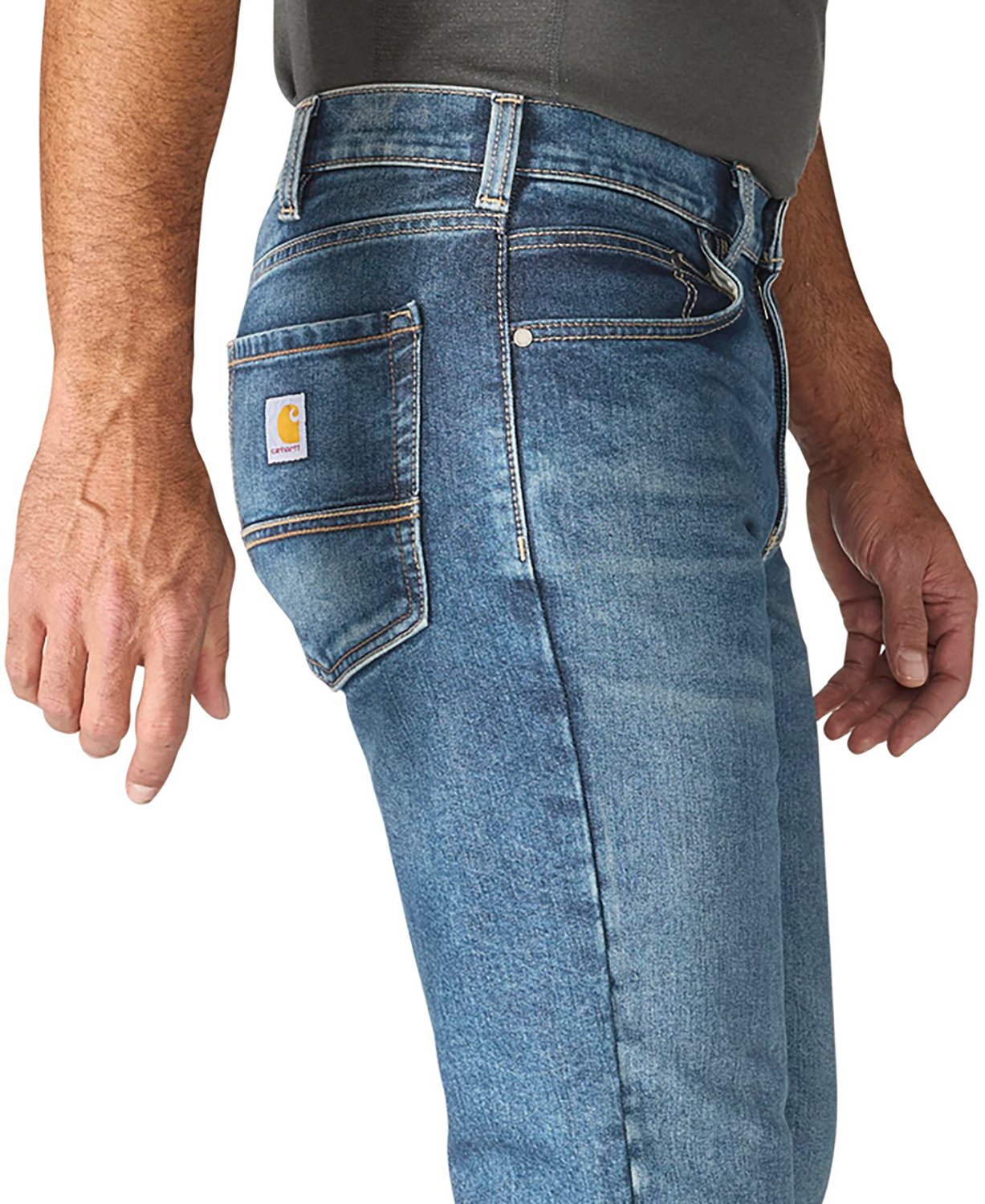 Carhartt Men's Rugged Flex Relaxed Fit Straight-Leg Jeans                                                                        - view number 3