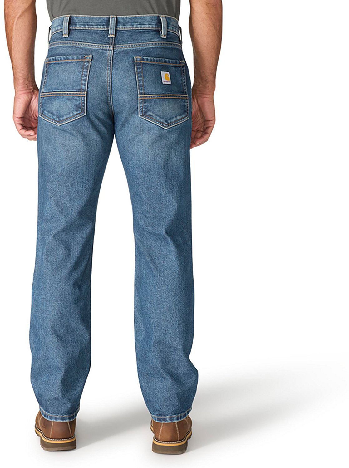 Carhartt Men's Rugged Flex Relaxed Fit Straight-Leg Jeans                                                                        - view number 4